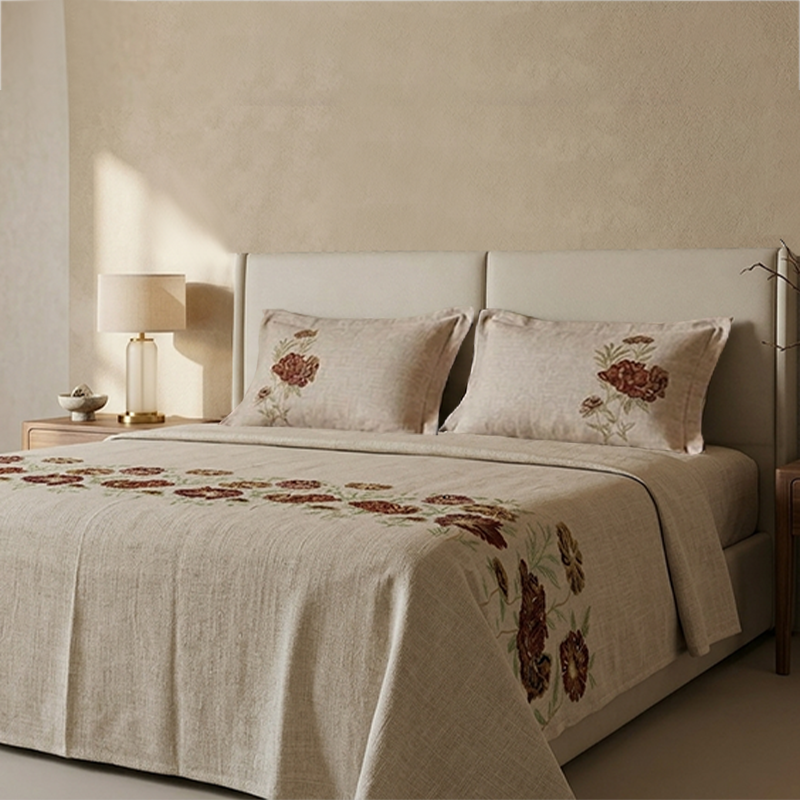 Jute Luxe Bed cover