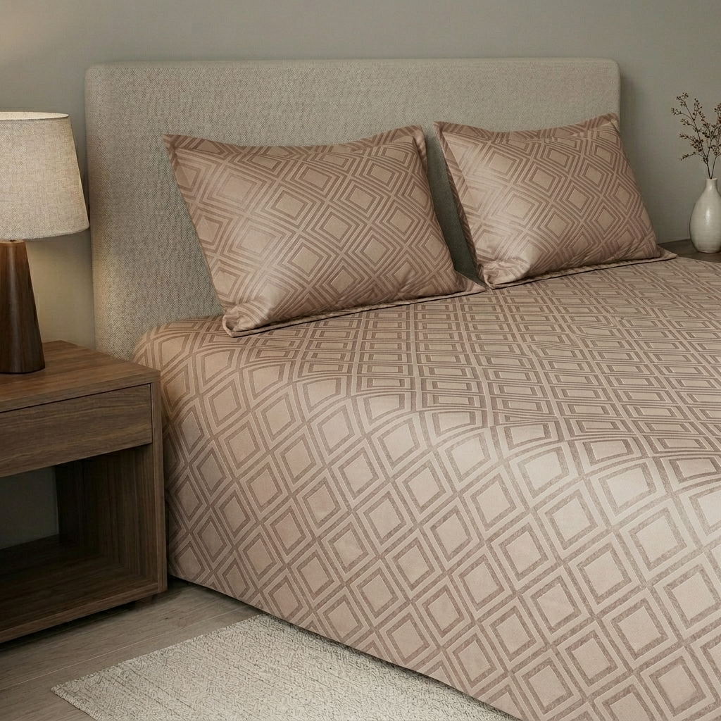 Walnut Grid (Brown)