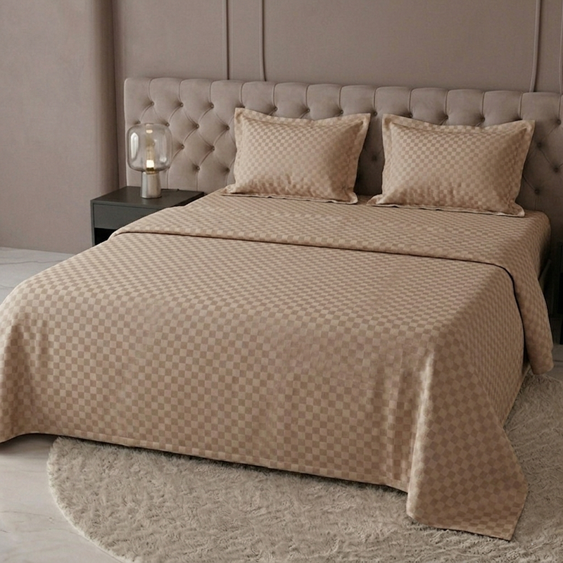 Checked Jacquard