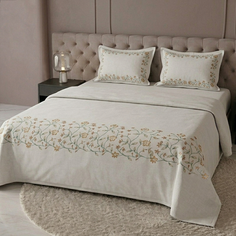 Jute Luxe Bed cover