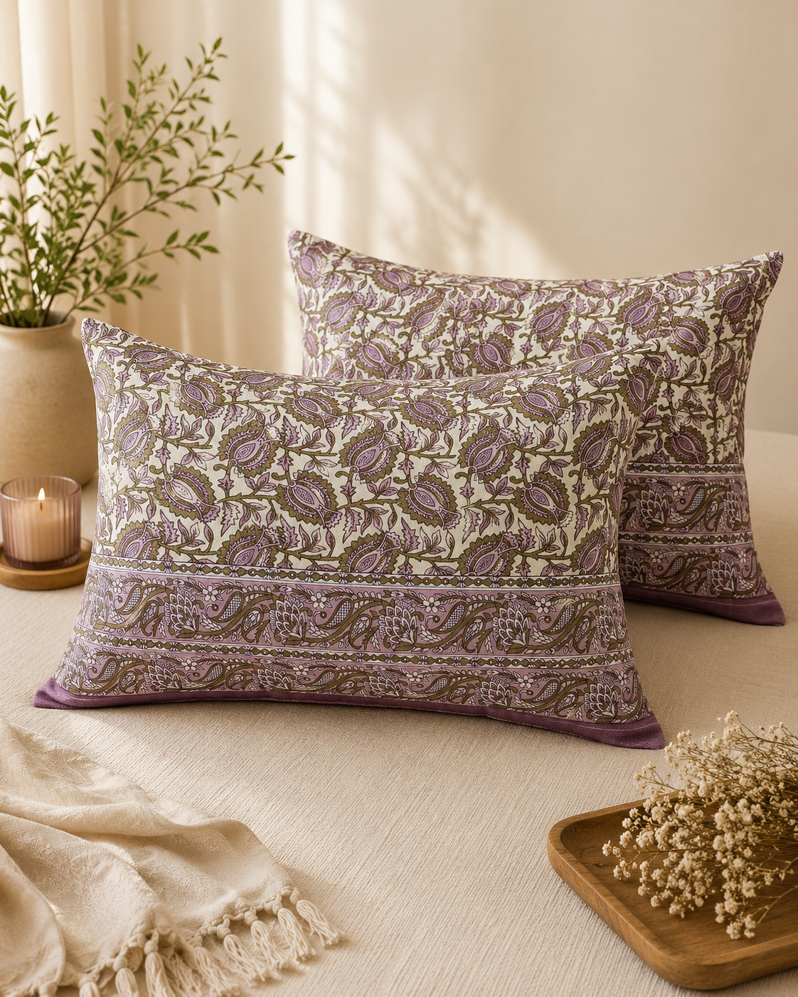 Lavender Paisley